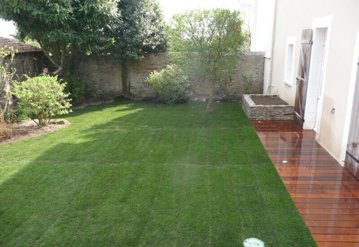 Entretien de jardin, terrasse, tonte pelouse, entretien de jardin pour les particuliers - Morisseau Paysagistes Nantes