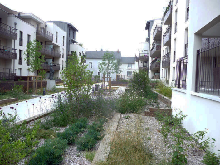 Aménagement de jardin, syndic de copro, création d'espaces verts, création de jardin pour les professionnels - Morisseau Paysagistes Nantes