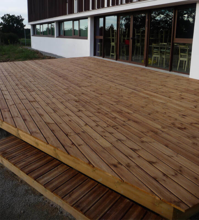 Aménagement de jardin, terrasse, création d'espaces verts, création de jardin pour les professionnels - Morisseau Paysagistes Nantes